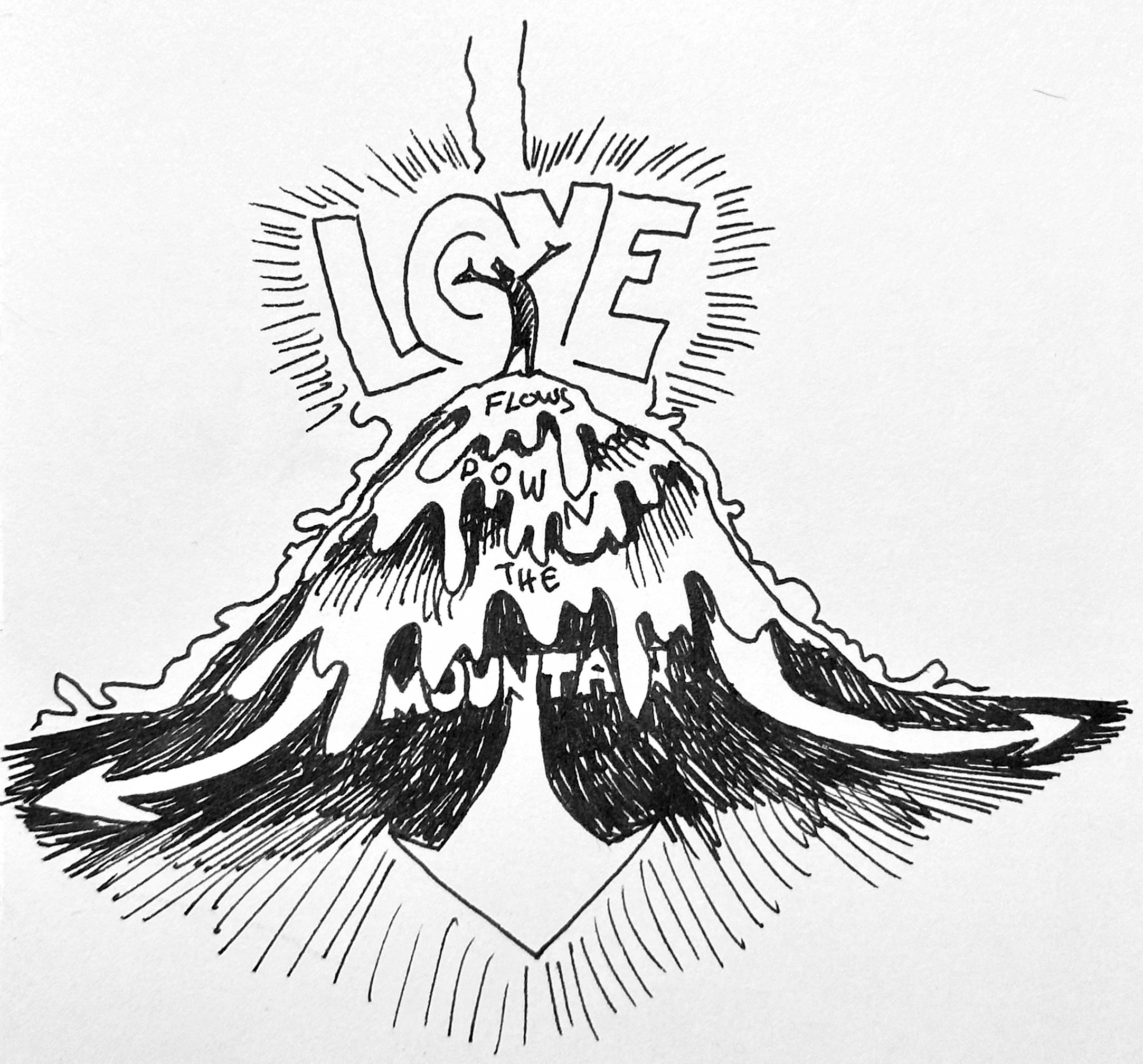 Love flows down the mountain