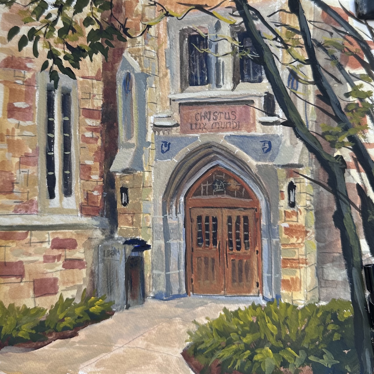 Front Door of Gullixson Hall